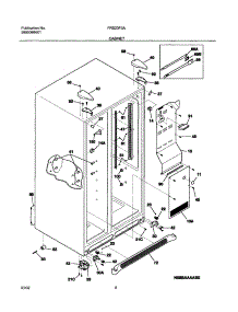 07 - Cabinet parts for Frigidaire Refrigerator FRS23F5AB4 from AppliancePartsPros.com