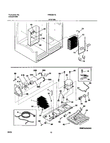 13 - System parts for Frigidaire Refrigerator FRS23H7CQ0 from AppliancePartsPros.com