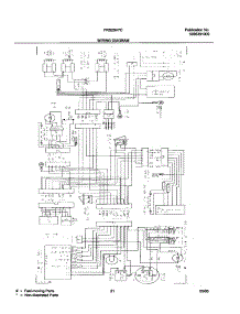 21 - Wiring Diagram parts for Frigidaire Refrigerator FRS23H7CW0 from AppliancePartsPros.com