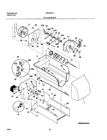 17 - Ice Container parts for Frigidaire Refrigerator FRS23H7CQ0 from AppliancePartsPros.com