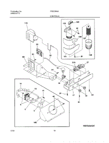 11 - Control parts for Frigidaire Refrigerator FRS23R4AB2 from AppliancePartsPros.com