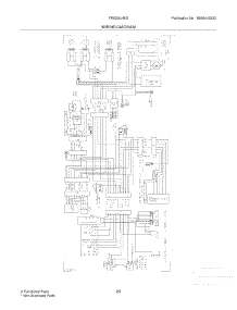 23 - Wiring Diagram parts for Frigidaire Refrigerator FRS23LH5DQN from AppliancePartsPros.com