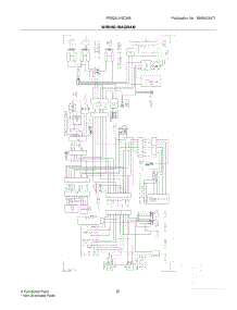 21 - Wiring Diagram parts for Frigidaire Refrigerator FRS23LH5DW5 from AppliancePartsPros.com
