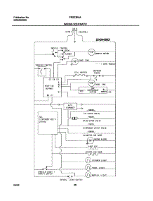 20 - Wiring Schematic parts for Frigidaire Refrigerator FRS23R4AW6 from AppliancePartsPros.com