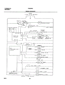 20 - Wiring Schematic parts for Frigidaire Refrigerator FRS23R4CQ0 from AppliancePartsPros.com