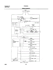 20 - Wiring Schematic parts for Frigidaire Refrigerator FRS23W3AQ6 from AppliancePartsPros.com