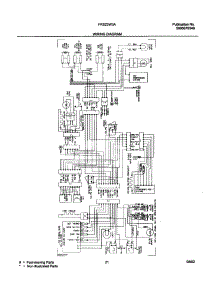 21 - Wiring Diagram parts for Frigidaire Refrigerator FRS23W3AQ6 from AppliancePartsPros.com