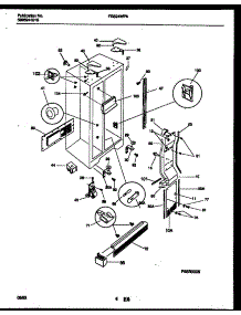 04 - Cabinet Parts parts for Frigidaire Refrigerator FRS24WPAD0 from AppliancePartsPros.com