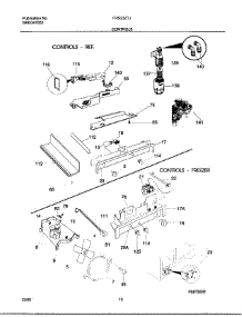 10 - Controls parts for Frigidaire Refrigerator FRS23ZTJB2 from AppliancePartsPros.com