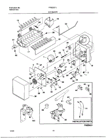 18 - Ice Maker parts for Frigidaire Refrigerator FRS23ZTJB2 from AppliancePartsPros.com