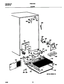 10 - System parts for Frigidaire Refrigerator FRS24AGGB8 from AppliancePartsPros.com