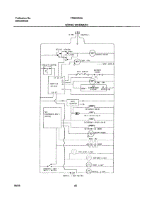 20 - Wiring Schematic parts for Frigidaire Refrigerator FRS23W3AW9 from AppliancePartsPros.com