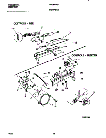 06 - Controls parts for Frigidaire Refrigerator FRS24MWGD2 from AppliancePartsPros.com