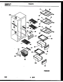 05 - Shelves And Supports parts for Frigidaire Refrigerator FRS24WPAW0 from AppliancePartsPros.com