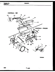 06 - Refrigerator Control Assembly, Damp parts for Frigidaire Refrigerator FRS24WPAD0 from AppliancePartsPros.com