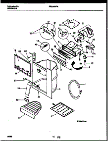 08 - Ice Door, Dispenser And Water Tanks parts for Frigidaire Refrigerator FRS24WPAD0 from AppliancePartsPros.com