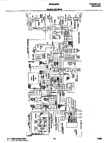 12 - Wiring Diagram parts for Frigidaire Refrigerator FRS24MWGD2 from AppliancePartsPros.com