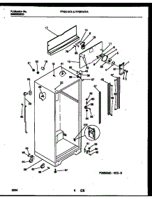 04 - Cabinet Parts parts for Frigidaire Refrigerator FPGS19TIAL1 from AppliancePartsPros.com
