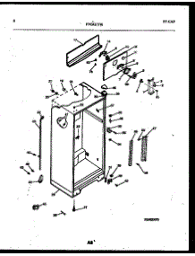 05 - Cabinet Parts parts for Frigidaire Refrigerator FPGS21TISL0 from AppliancePartsPros.com