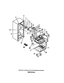 03 - Freezer Compartment, Shelf, Blower parts for Frigidaire Refrigerator FPI11TAW3 from AppliancePartsPros.com