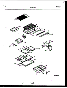 07 - Shelves And Supports parts for Frigidaire Refrigerator FPGS21TISL0 from AppliancePartsPros.com
