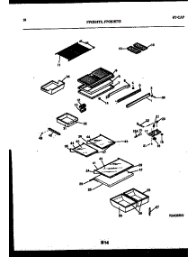 06 - Shelves And Supports parts for Frigidaire Refrigerator FPGS18TISLW0 from AppliancePartsPros.com