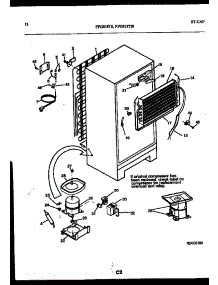 07 - System And Automatic Defrost Parts parts for Frigidaire Refrigerator FPGS18TISLW0 from AppliancePartsPros.com