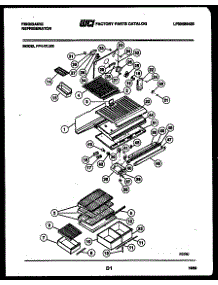 04 - Shelves And Supports parts for Frigidaire Refrigerator FPI14TLL0 from AppliancePartsPros.com