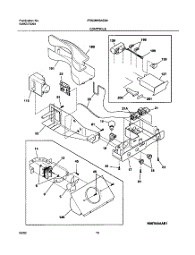 11 - Controls parts for Frigidaire Refrigerator FRS26H5ASB4 from AppliancePartsPros.com