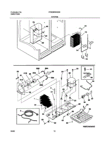 13 - System parts for Frigidaire Refrigerator FRS26H5ASB4 from AppliancePartsPros.com