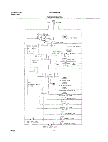 20 - Wiring Schematic parts for Frigidaire Refrigerator FRS26H5ASB4 from AppliancePartsPros.com