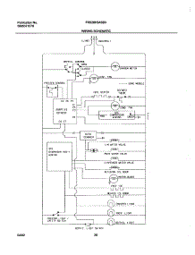 20 - Wiring Schematic parts for Frigidaire Refrigerator FRS26H5ASB3 from AppliancePartsPros.com