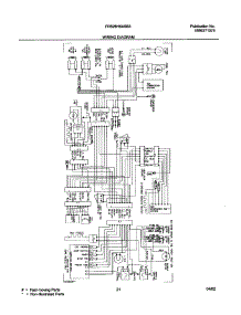21 - Wiring Diagram parts for Frigidaire Refrigerator FRS26H5ASB3 from AppliancePartsPros.com