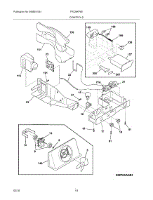 11 - Controls parts for Frigidaire Refrigerator FRS26KF6EMK from AppliancePartsPros.com