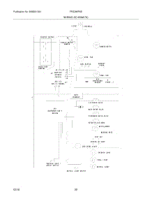 22 - Wiring Schematic parts for Frigidaire Refrigerator FRS26KF6EMK from AppliancePartsPros.com