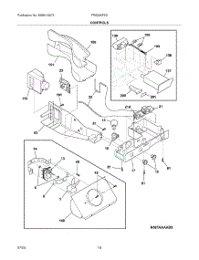 11 - Controls parts for Frigidaire Refrigerator FRS23KF5DQ0 from AppliancePartsPros.com