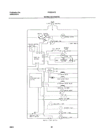 20 - Wiring Schematic parts for Frigidaire Refrigerator FRS23H7CW1 from AppliancePartsPros.com