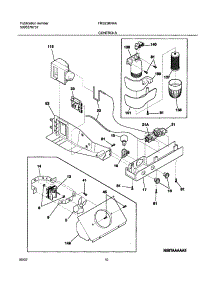 11 - Controls parts for Frigidaire Refrigerator FRS23KR4AW6 from AppliancePartsPros.com
