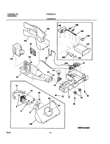11 - Controls parts for Frigidaire Refrigerator FRS23KF6CB0 from AppliancePartsPros.com