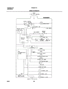 20 - Wiring Schematic parts for Frigidaire Refrigerator FRS23KF7AW3 from AppliancePartsPros.com