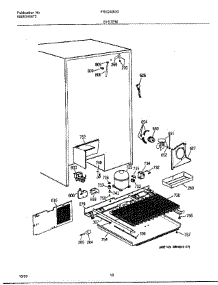 18 - System parts for Frigidaire Refrigerator FRS24BGGB9 from AppliancePartsPros.com