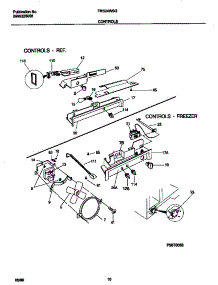 06 - Controls parts for Frigidaire Refrigerator FRS24WSGW4 from AppliancePartsPros.com