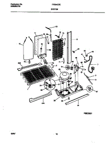 07 - System parts for Frigidaire Refrigerator FRS24ZGED2 from AppliancePartsPros.com