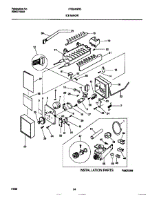 10 - Ice Maker parts for Frigidaire Refrigerator FRS24WRCD2 from AppliancePartsPros.com