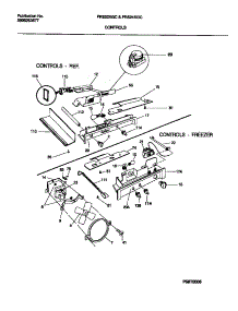 06 - Controls parts for Frigidaire Refrigerator FRS24XGCB0 from AppliancePartsPros.com