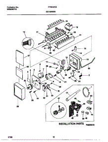 10 - Ice Maker parts for Frigidaire Refrigerator FRS24ZGED0 from AppliancePartsPros.com