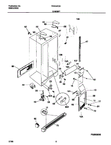04 - Cabinet parts for Frigidaire Refrigerator FRS24ZGHB2 from AppliancePartsPros.com