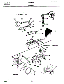 06 - Controls parts for Frigidaire Refrigerator FRS24ZRHB1 from AppliancePartsPros.com