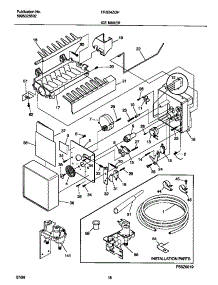 10 - Ice Maker parts for Frigidaire Refrigerator FRS24ZGHB2 from AppliancePartsPros.com