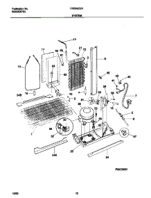 07 - System parts for Frigidaire Refrigerator FRS24ZGHW3 from AppliancePartsPros.com